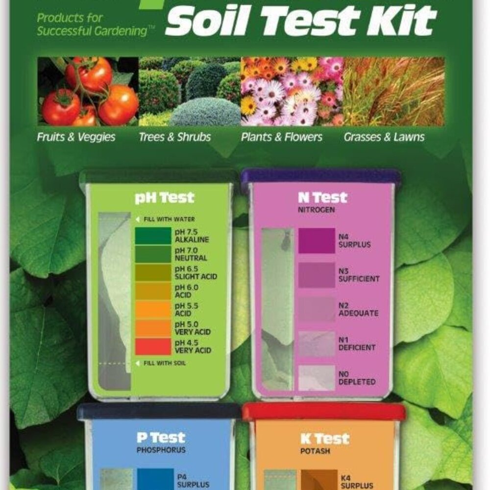 Rapitest Soil Test Kit for Gardens, Vegetables, Flowers and Lawns.  designed and